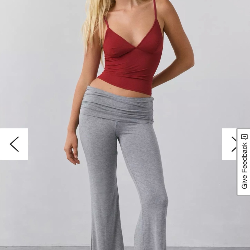 Out From Under Je T'aime Mesh Cropped Cami - Picture 2 of 3